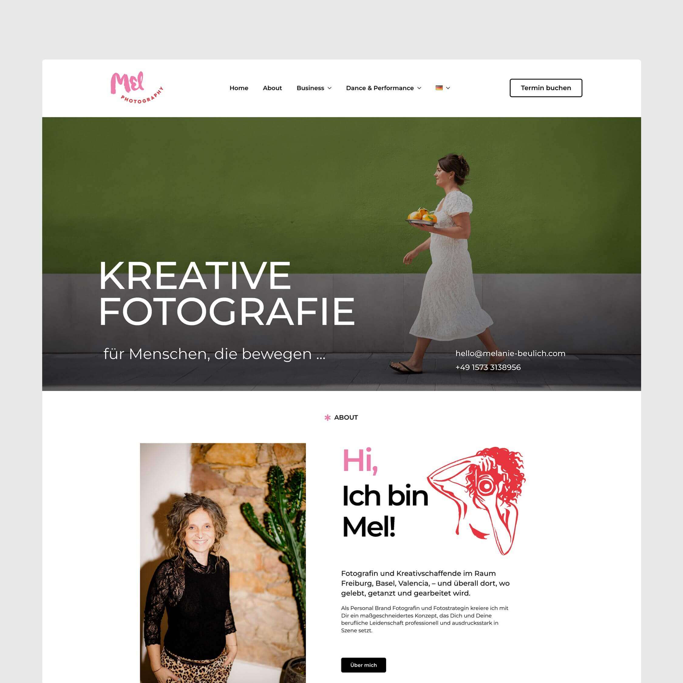 Web Design-Melanie Beulich-Photographer-Adrisign-portfolio