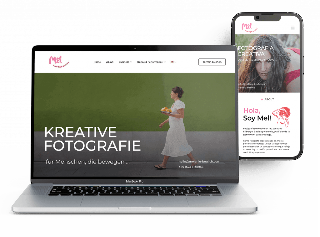 melanie-beulich.com - web design adrisign